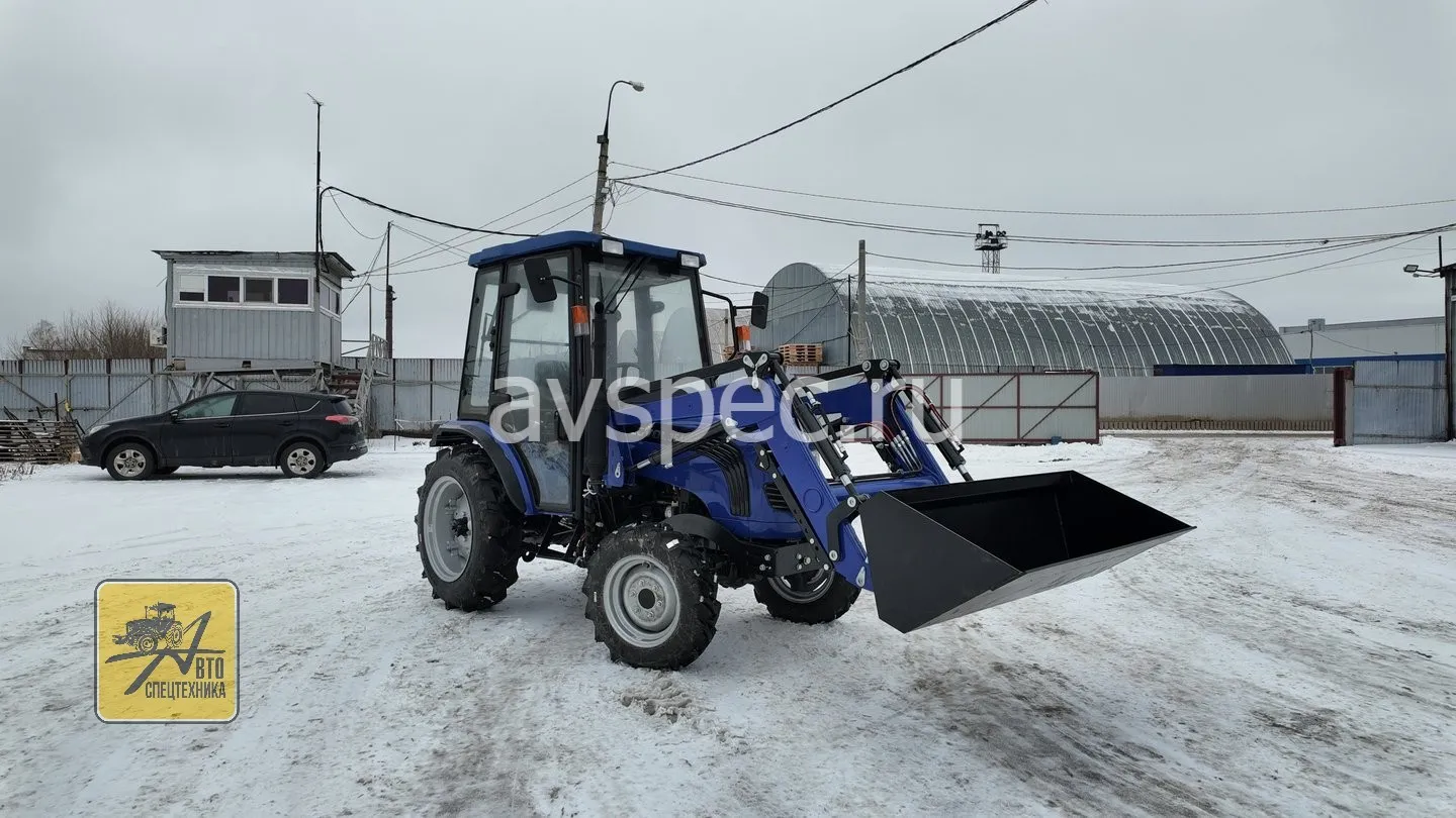 Минитрактор Lovol TE-354 с кабиной с фронтальным погрузчиком TZR